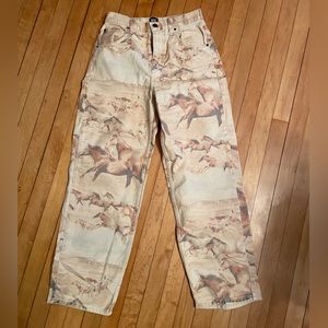 Urban Outfitters Horse Print Jeans